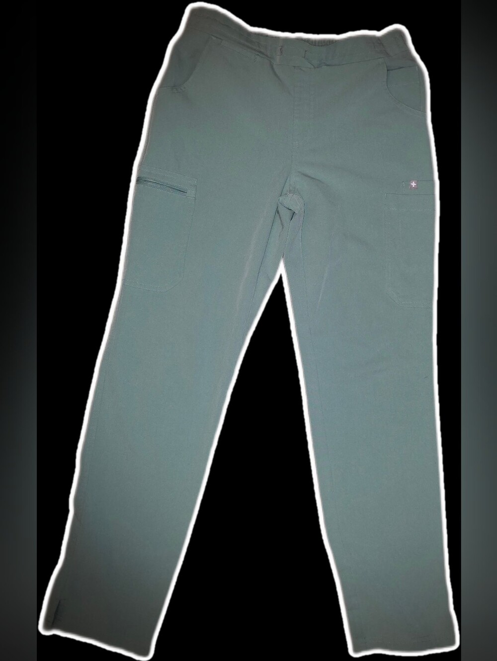 Figs Jade Green Scrub Bottoms